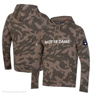 Under Armour Camo Notre Dame Fighting Irish Military Appreciation Hoodie Men 2XL